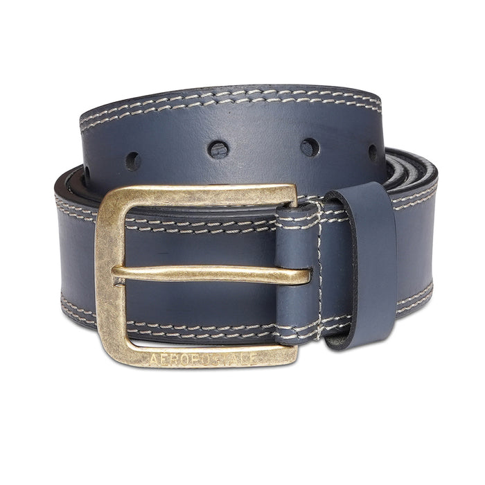 Aeropostale Davie Men's Non Reversible Belt Navy