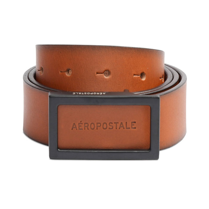 Aeropostale Deltona Men's Non Reversible Belt Tan