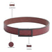 Aeropostale Deltona Men's Non Reversible Belt Wine