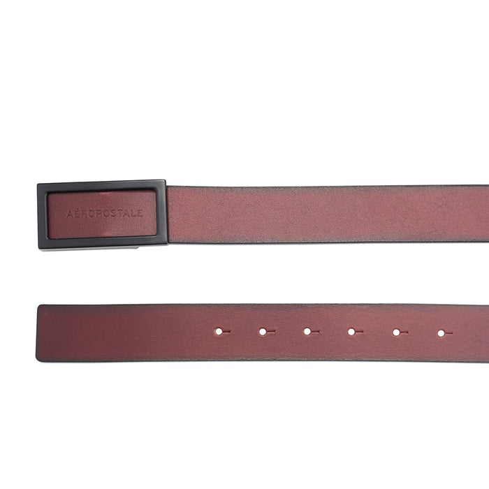 Aeropostale Deltona Men's Non Reversible Belt Wine