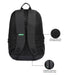 United Colors Of Benetton Torque Laptop Backpack Black Grey