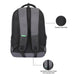 United Colors Of Benetton Thunderbolt Laptop Backpack Grey