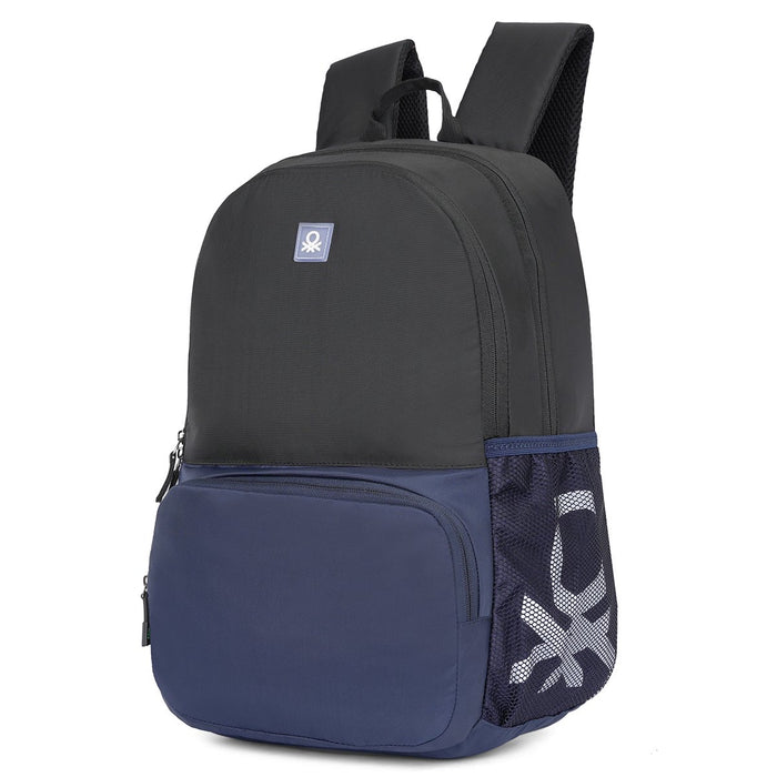 United Colors Of Benetton Pyro Laptop Backpack Black Navy