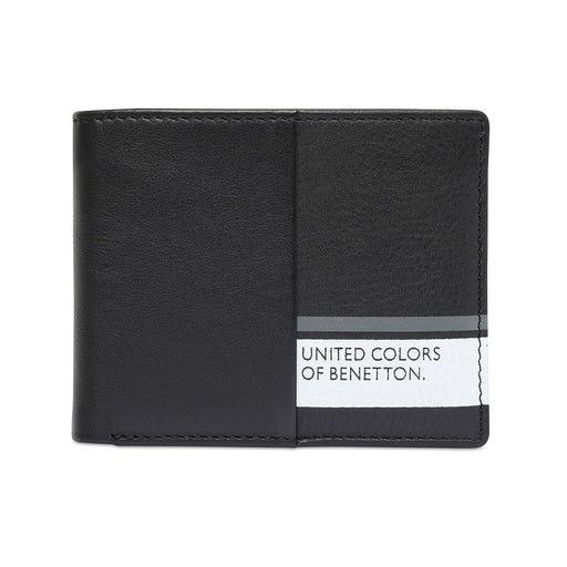 United Colors Of Benetton Jecna Mens Passcase Wallet Black