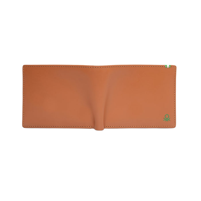 United Colors Of Benetton Ceska Men's Passcase Wallet Tan