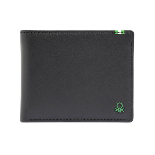 United Colors Of Benetton Ceska Mens Passcase Wallet Black