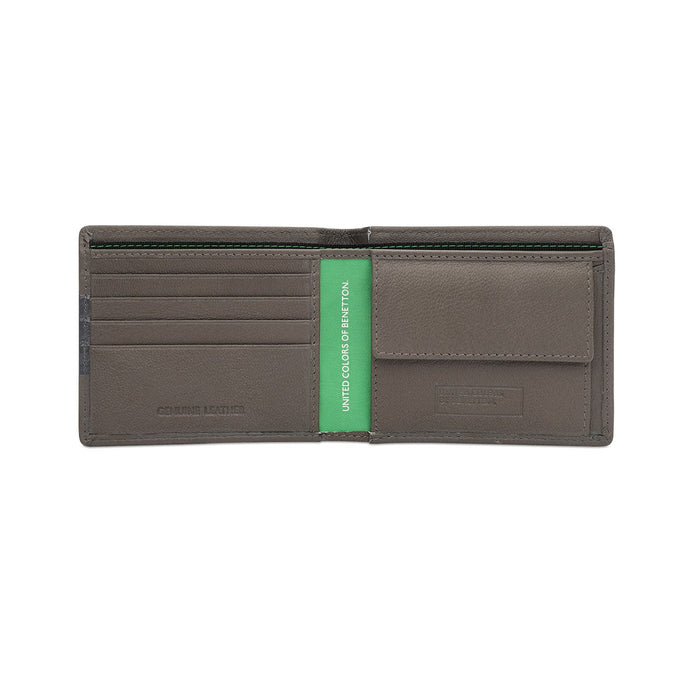 United Colors Of Benetton Neruda Men's Global Coin Wallet Grey