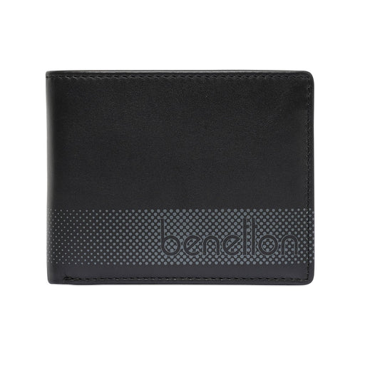 United Colors Of Benetton Lucie Mens Passcase Wallet Black