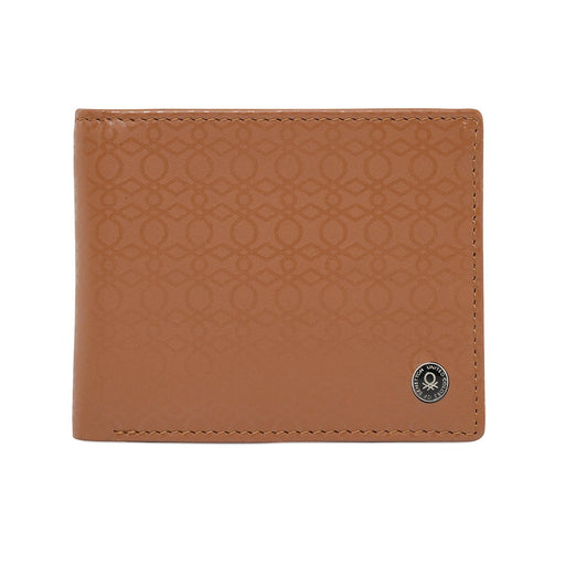 United Colors Of Benetton Valtr Mens Slimfold Wallet Tan