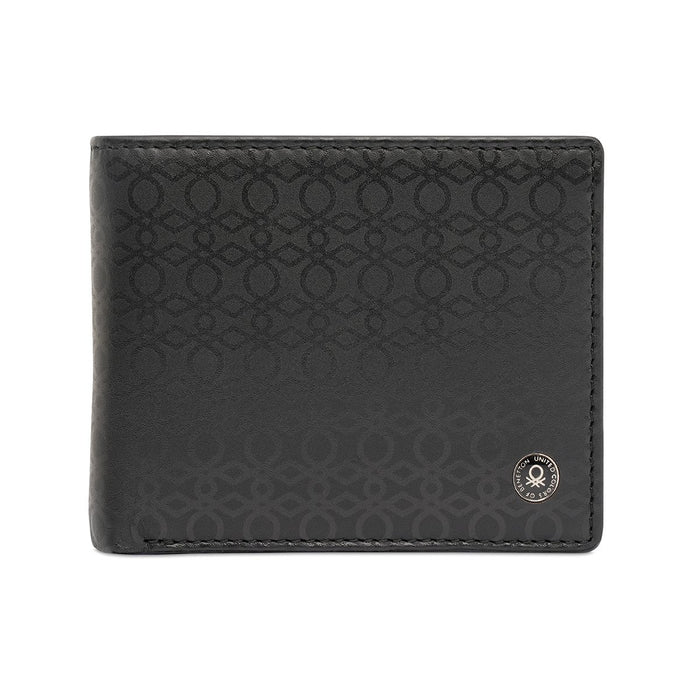 United Colors Of Benetton Valtr Men S Global Coin Wallet Black