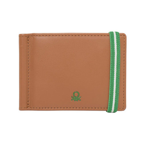 United Colors Of Benetton Lesna Mens Moneyclip Tan