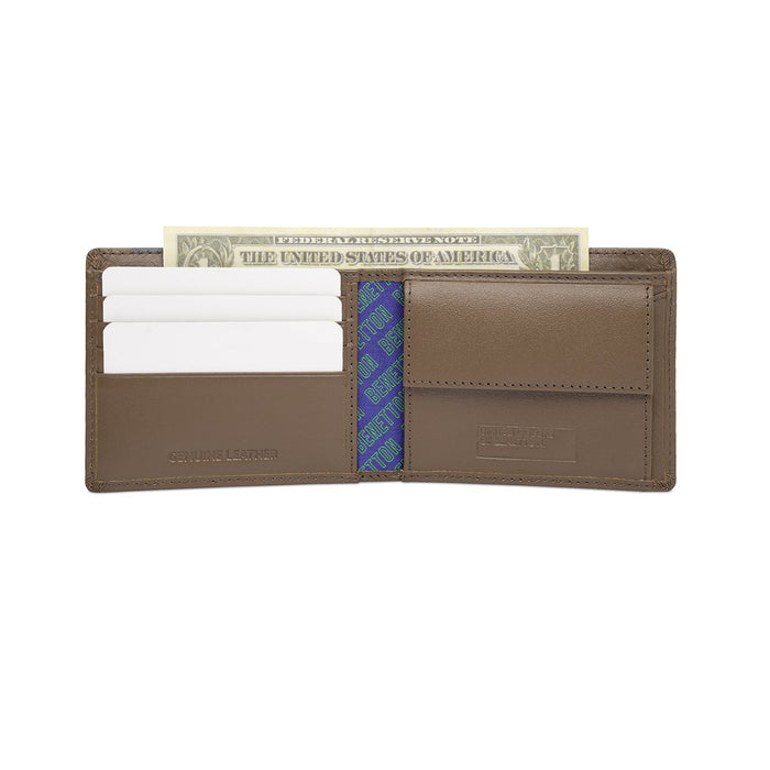 United Colors Of Benetton Benzo Men S Global Coin Wallet Olive