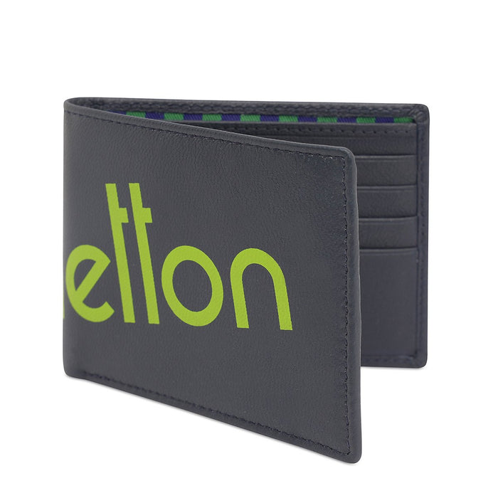 United Colors Of Benetton Jemnice Men S Slimfold Wallet Navy