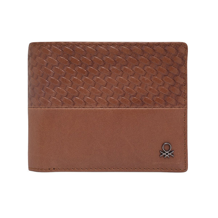 United Colors Of Benetton Bates Men's Global Coin Wallet Tan