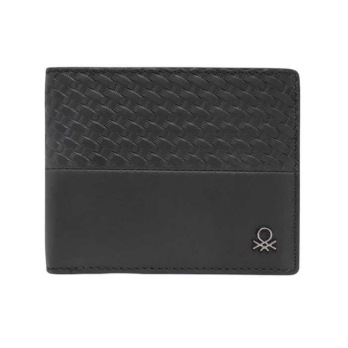 United Colors Of Benetton Bates Men's Global Coin Wallet Black