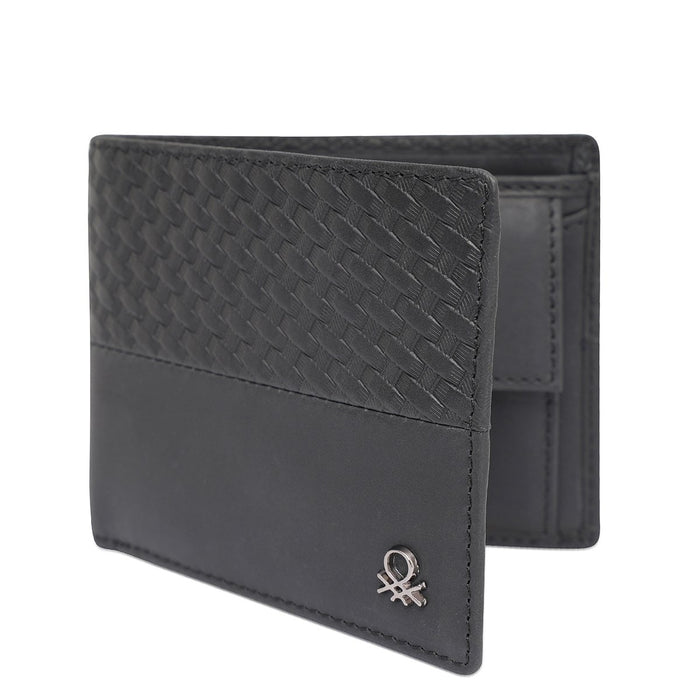 United Colors Of Benetton Bates Men's Global Coin Wallet Black