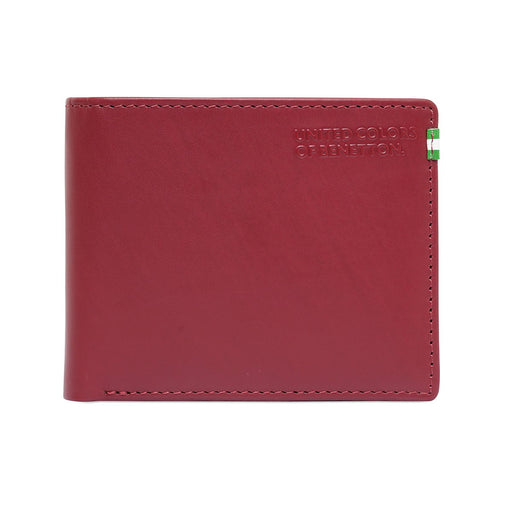 United Colors Of Benetton Dobrany Mens Global Coin Wallet Wine