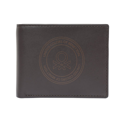 United Colors Of Benetton Izak Mens Global Coin Wallet Brown