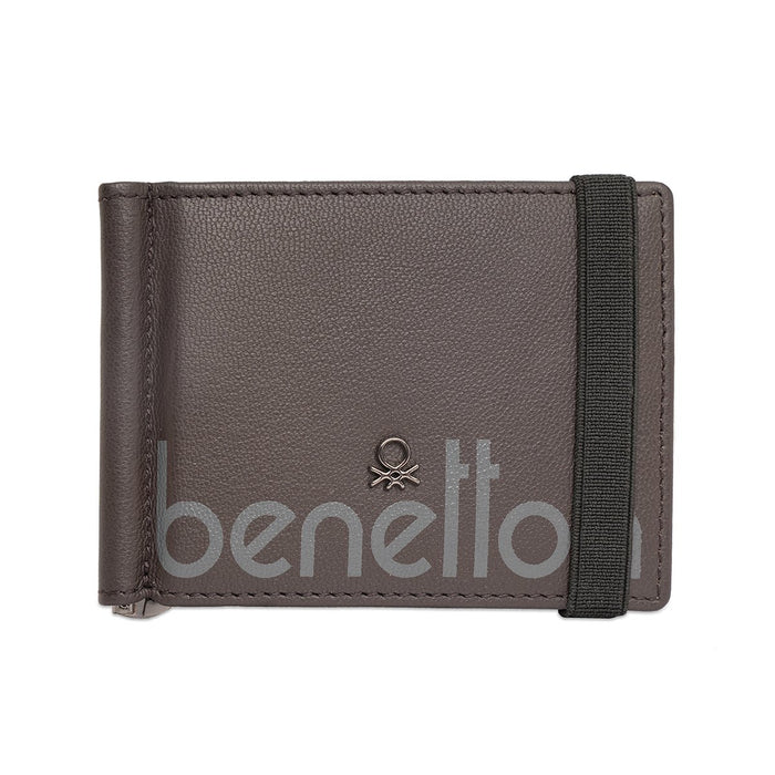 United Colors Of Benetton Hronov Men S Moneyclip Brown