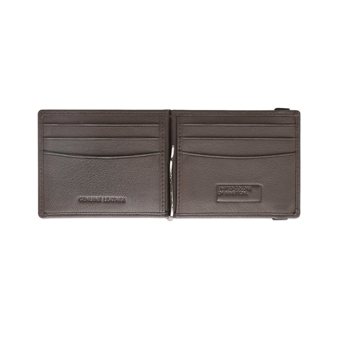 United Colors Of Benetton Hronov Men S Moneyclip Brown