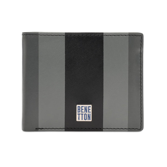 United Colors Of Benetton Beak Mens Slimfold Wallet Black