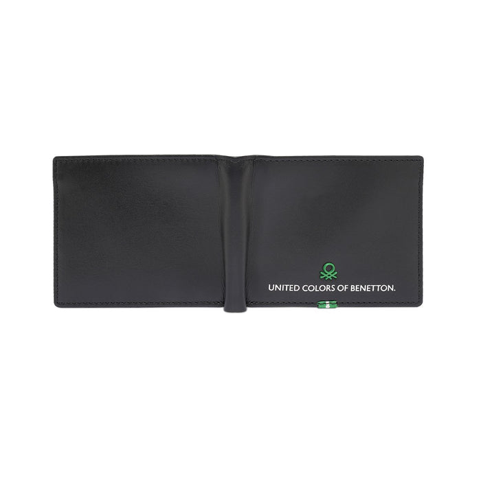 United Colors of Benetton Eadie Men's Slimfold Wallet Black