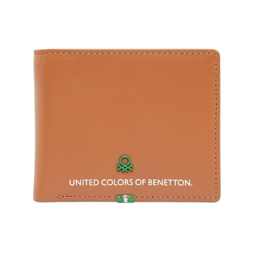 United Colors of Benetton Eadie Men's Global Coin Wallet Tan