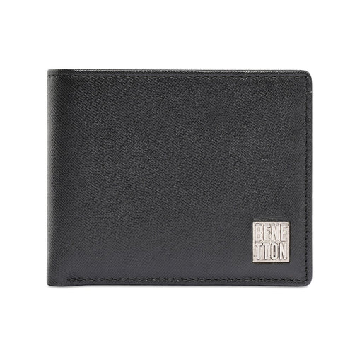 United Colors Of Benetton Shetland Mens Passcase Wallet Black