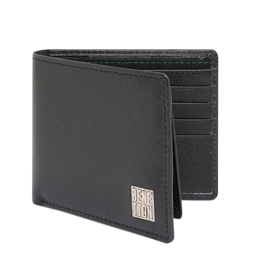 United Colors Of Benetton Shetland Mens Passcase Wallet Black