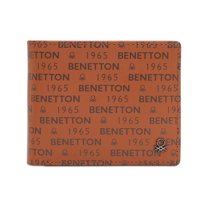 United Colors Of Benetton Berkner Mens Multicard Coin Wallet Tan