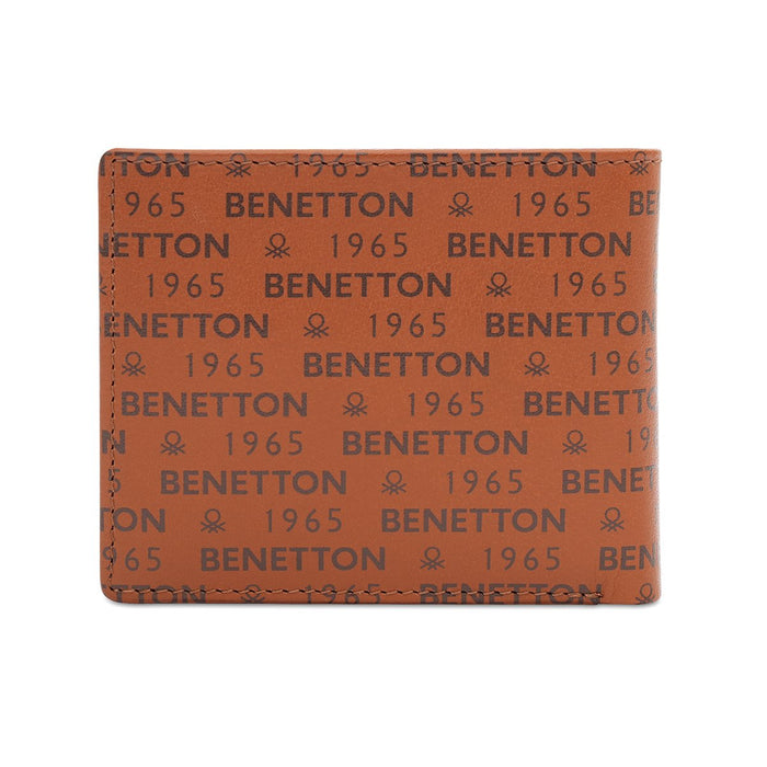 United Colors Of Benetton Berkner Mens Multicard Coin Wallet Tan