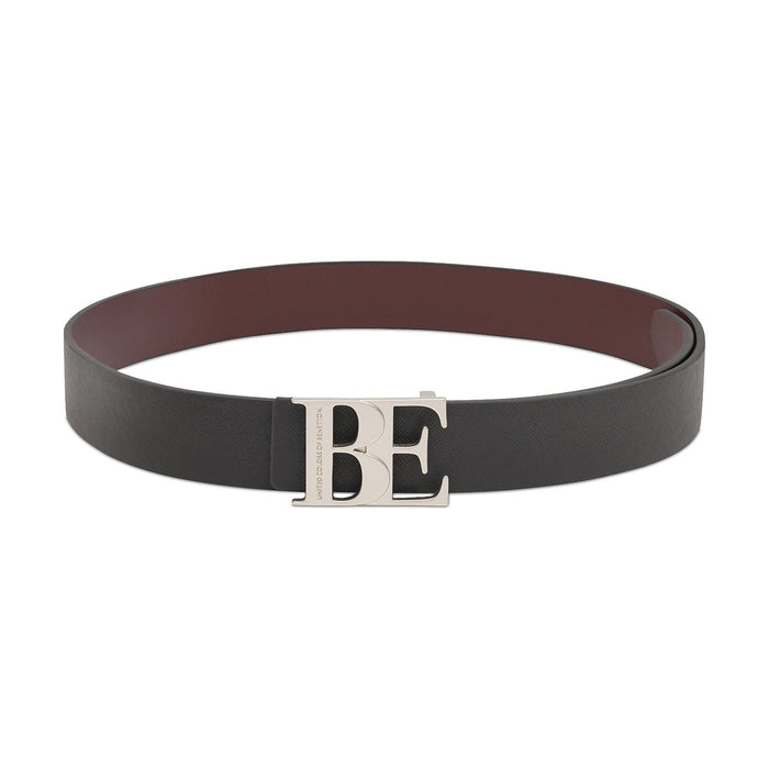 United Colors Of Benetton Pavel Men S Reversible Belt Black Wine