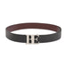 United Colors Of Benetton Pavel Men S Reversible Belt Black Wine