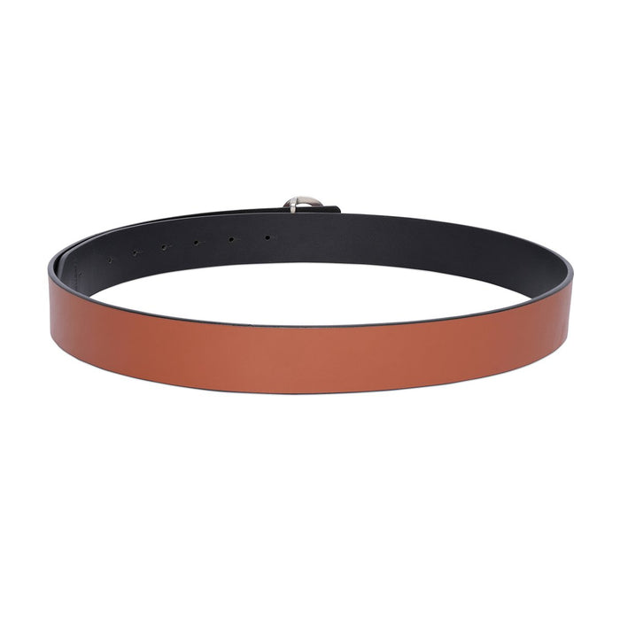 United Colors Of Benetton Karel Mens Reversible Belt Tan Black