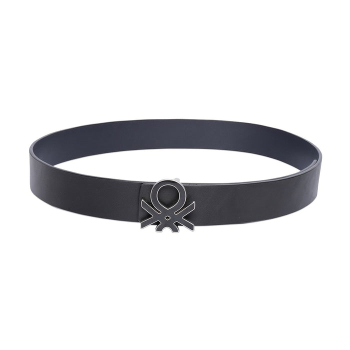 United Colors Of Benetton Karel Mens Reversible Belt Black Navy