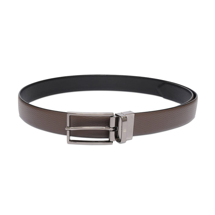 United Colors Of Benetton Filip Mens Reversible Belt Brown Black