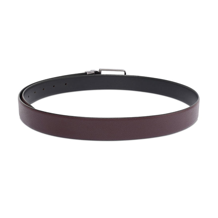 United Colors Of Benetton Albert Mens Reversible Belt Wine Black