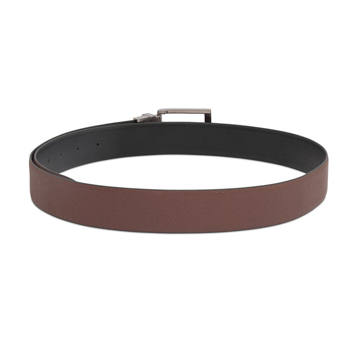 United Colors Of Benetton Michal Men S Reversible Belt Wine Black