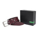 United Colors Of Benetton Cerny Men's Non Reversible Belt Wine