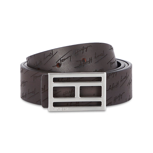 Tommy Hilfiger Ettore Men's Leather Belt Brown