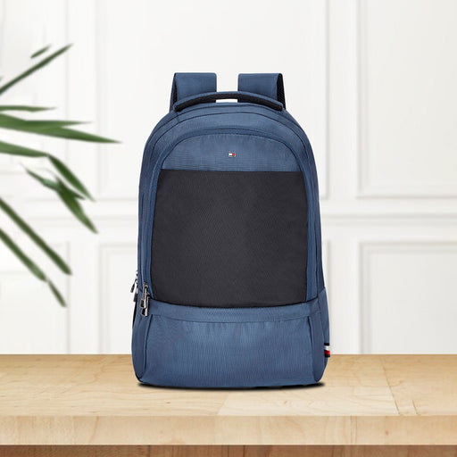 Tommy Hilfiger Carrows Laptop Backpack Navy + Black 32.5X13X47.5 Cm