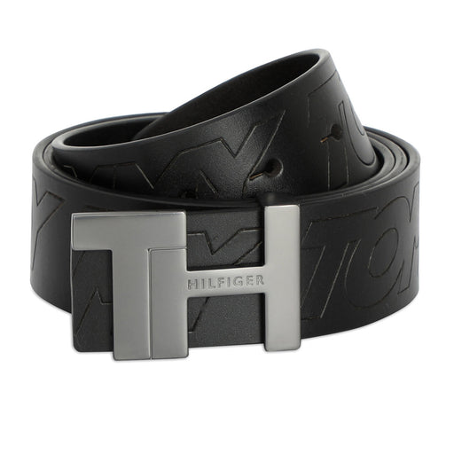 Tommy Hilfiger Judd Mens Leather Belt black