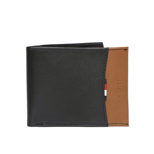 Tommy Hilfiger Mudcreek Mens Leather Slimfold Wallet black