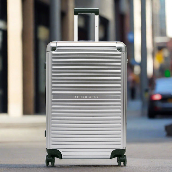 Tommy hilfiger suitcase on sale white