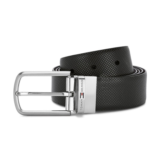 Tommy Hilfiger Corona Mens Reversible Leather Belt Black & Brown