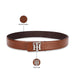 Tommy Hilfiger Zurich Mens Leather Belt Tan