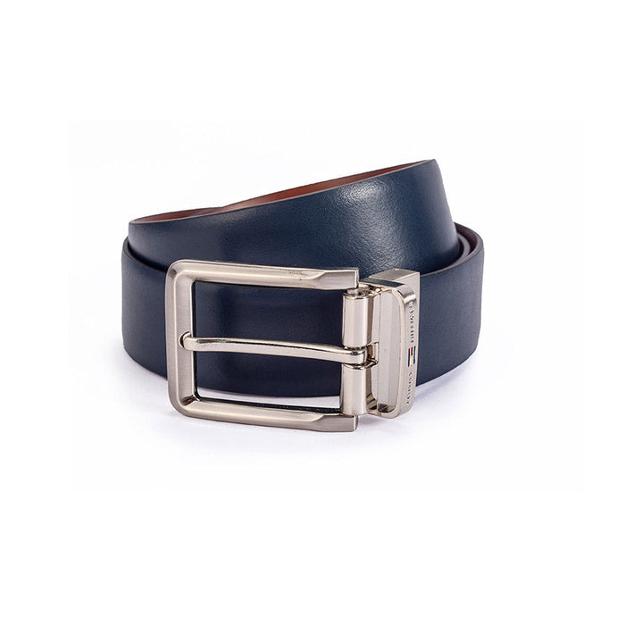 Tommy Hilfiger Gakona Men Reversible Belt Navy & Cognac