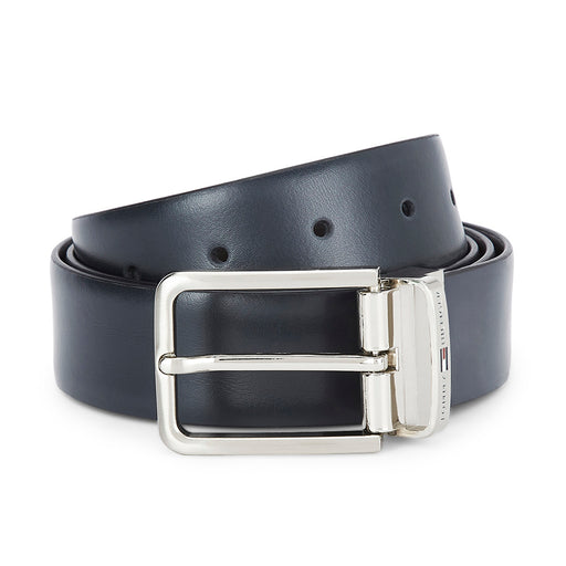 Tommy Hilfiger Fresno Plus Reversible Belt Navy + Brown