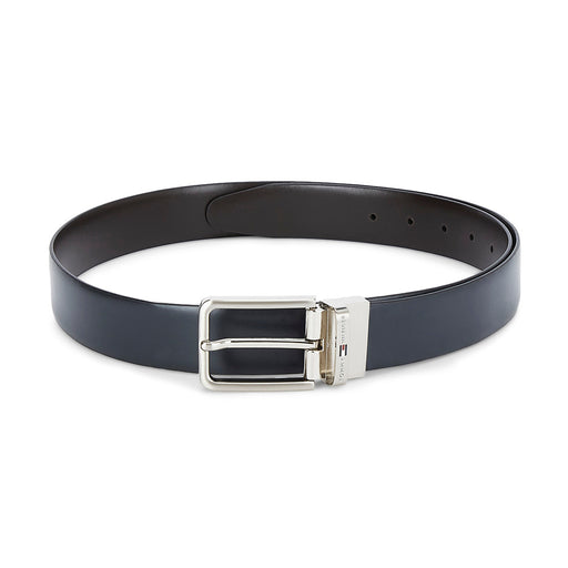 Tommy Hilfiger Fresno Plus Reversible Belt Navy + Brown