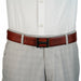 Tommy Hilfiger Cristobal Plus Mens Leather Reversible Belt Tan